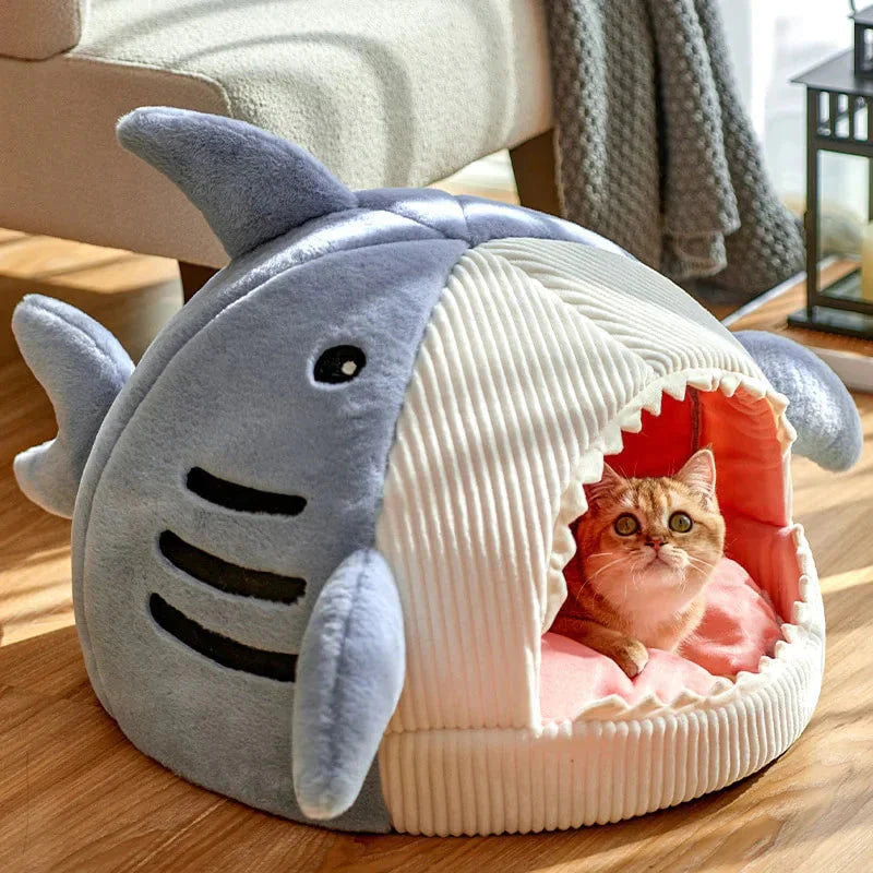 Luxury Plush Shark Pet Bed - image 12