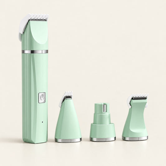 4-in-1 Electric Pet Grooming Kit studio photo